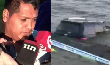 La teoría del dueño de la camioneta que cayó al Río de la Plata: qué pudo haber pasado dentro