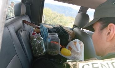 Anillaco: Hallaron marihuana oculta en una camioneta durante un control