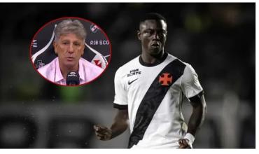 La lapidaria sentencia del DT de Vasco da Gama sobre Marino Hinestroza, el extremo que Riquelme quería para Boca