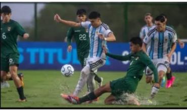 La Selección Argentina igualó con Bolivia, clasificó al Mundial Sub 17 y se está en semifinales del Sudamericano