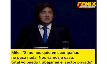  Milei y un mensaje sin red : “Si el plan falla, nos volvemos a casa" 