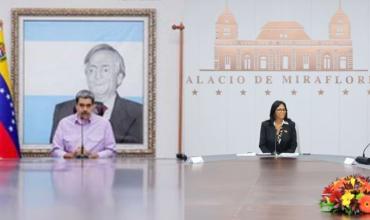 Delcy Rodríguez desmanteló el “Salón Néstor Kirchner” en el palacio presidencial de Venezuela