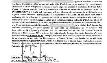 Dictan medidas de protección en Chilecito tras una denuncia del concejal Julio Pedroza contra Gastón Millicay