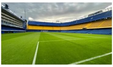 Mientras River corre para mejorar el campo de juego del Monumental, Boca aprovechó y resembró la Bombonera