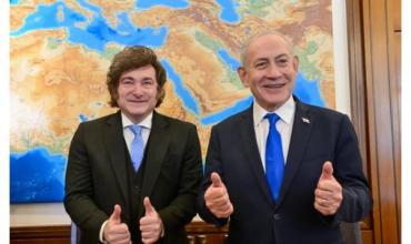 Netanyahu recibió a Milei en Jerusalén y lo llamó “un gran amigo de Israel”