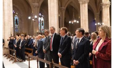 La misa en Luján por el Papa Francisco reunió a Adorni y Kicillof, pero se bajó Villarruel