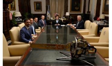 Javier Milei recibió en Casa Rosada el empresario Peter Thiel