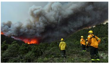 Javier Inalaf, brigadista de incendios forestales, alerta por la ley de tierras: “Nada garantiza que no haya incendios intencionales”