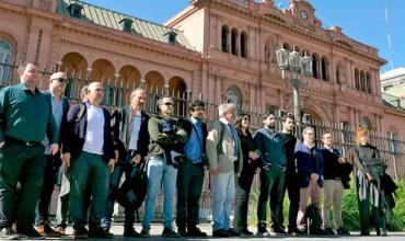 La Iglesia recibió a los acreditados de Casa Rosada después del cierre de la sala de prensa