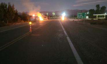 Guandacol: continúa el corte y la protesta ya se trasladó a Ruta 40