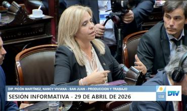 Picón habló en la sesión informativa de Adorni sobre el conflicto de La Rioja y San Juan