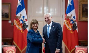 "Sin orden no hay libertad": Bullrich desembarcó en Chile y se reunió con José Antonio Kast