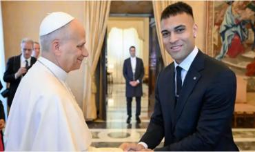 El Papa León XIV recibió al Inter de Lautaro Martínez