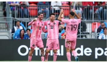 Con un gol y dos asistencias de Messi, el Inter Miami le ganó 4-2 al Toronto en Canadá
