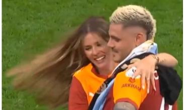 El alocado festejo de la China Suárez por el título que logró Mauro Icardi con el Galatasaray