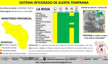 Emiten alerta preventiva por lluvias aisladas, vientos y niebla