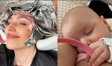 Úrsula Corberó regresó al trabajo con un cambio total de look tras el nacimiento de Dante: las tiernas fotos
