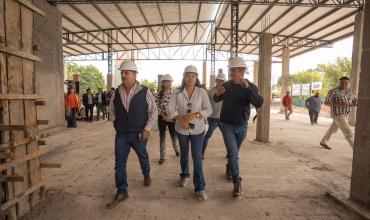 Ricardo Quintela afirmó que la terminal de Chamical estará terminada hacia fin de año