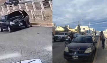 Una mujer abrió el capot para revisar la batería, el auto se puso en movimiento y la atropelló