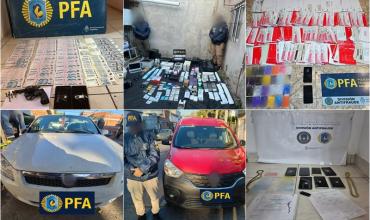 Operativo "Caras Rotas": desarticularon una red criminal que realizaba fraudes con tarjetas de crédito