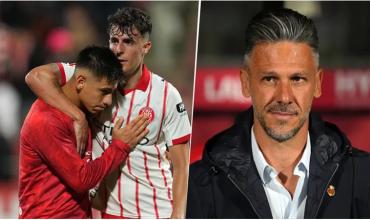 El "Diablito" Echeverri y Martín Demichelis descendieron con Girona y Mallorca en LaLiga de España