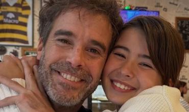 Luego de dos meses sin verse, Nicolás Cabré se reencontró con su hija Rufina