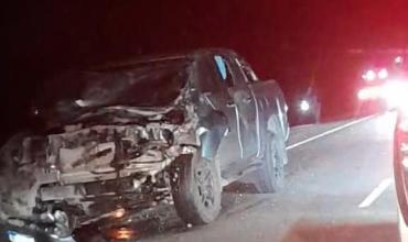 El intendente de General Lamadrid  Luis Orquera  protagonizó un siniestro vial en Ruta 76