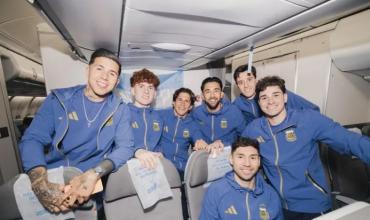 La Selección argentina viaja a Kansas City para jugar el Mundial: fotos y video de la partida de Ezeiza