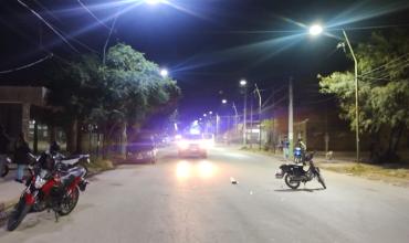 Motociclista sufrió una fractura de clavícula tras una colisión en avenida San Nicolás de Bari