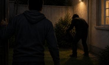 Sorprendió a un intruso en el patio de su casa y evitó un robo en el barrio 199 Viviendas