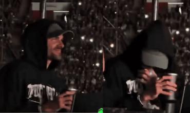 Polémica: filman a De Paul "vapeando" en recital de Tini antes del Mundial
