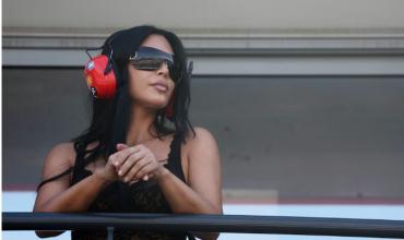 Las fotos de Kim Kardashian en el Gran Premio de Mónaco de F1 para alentar a su novio Lewis Hamilton: “Bienvenida al paddock”