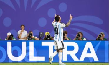 El día después del hat-trick: Messi entrenó con baja intensidad y ya piensa en Austria