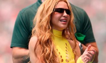 Shakira y sus hijos celebraron el triunfo de la Selección desde el estadio