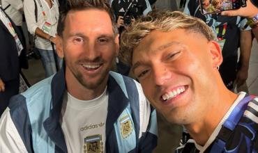 La felicidad de Ian Lucas por su encuentro con Lionel Messi luego del triunfo de Argentina: “Me reconoció”
