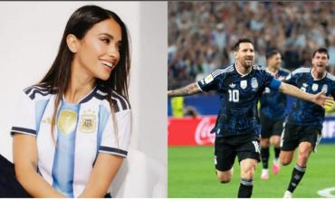 El particular detalle en el posteo de Antonela Roccuzzo tras la victoria de Argentina a Jordania en el Mundial