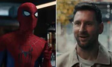 La sorpresiva actuación de Lionel Messi en el lanzamiento de la nueva película de Spiderman: “Escuché que me estabas buscando”