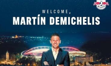 Martín Demichelis fue presentado como director técnico del Leipzig de Alemania