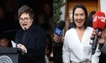 Javier Milei felicitó a Keiko Fujimori y anunció una nueva etapa en la relación bilateral con Perú