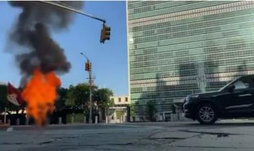 Un activista murió tras prenderse fuego frente a la sede de la ONU en Nueva York