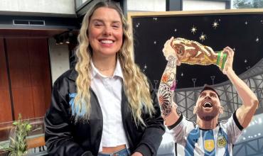 Tardó dos años y usó casi un millón de emojis para crear un retrato de Lionel Messi: ahora sueña con entregárselo