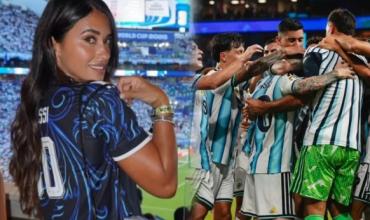 El posteo de Antonela Roccuzzo para Leo Messi tras el triunfo de la Scaloneta que explotó en las redes