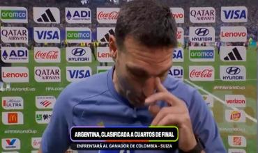 Scaloni, entre la emoción y el agradecimiento al plantel: "Hoy fue una prueba de esas que te marcan"