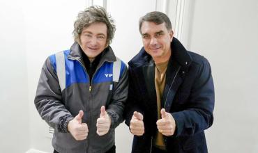 Javier Milei confirmó que viajará en julio a Brasil para apoyar a Flavio Bolsonaro