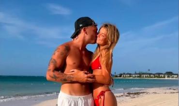 Ian Lucas publicó la primera foto a los besos con Renata Mónaco en las playas de Jamaica