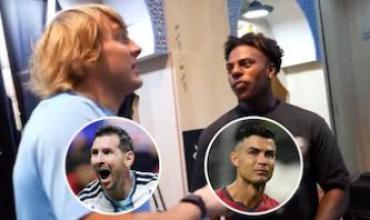 La discusión entre una estrella de UFC y speed, el influencer fanático de Ronaldo: la frase sobre Messi que lo dejó sin palabras