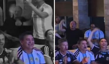 Insaurralde vio el partido de la Selección con el hermano de un juez que lo investigó por el Yategate