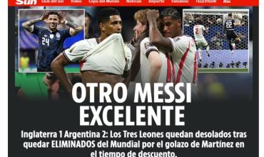 Los medios británicos lamentaron la derrota, destacaron a Messi y denunciaron “artimañas” de la Selección