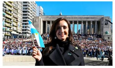 "¡Las Malvinas son Argentinas!": la eufórica celebración de Victoria Villarruel