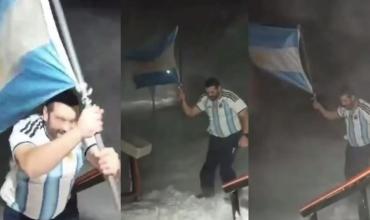 El suboficial que celebró el triunfo de Argentina bajo la nieve contó cómo es vivir en la Antártida con una sensación térmica de 21 grados bajo cero